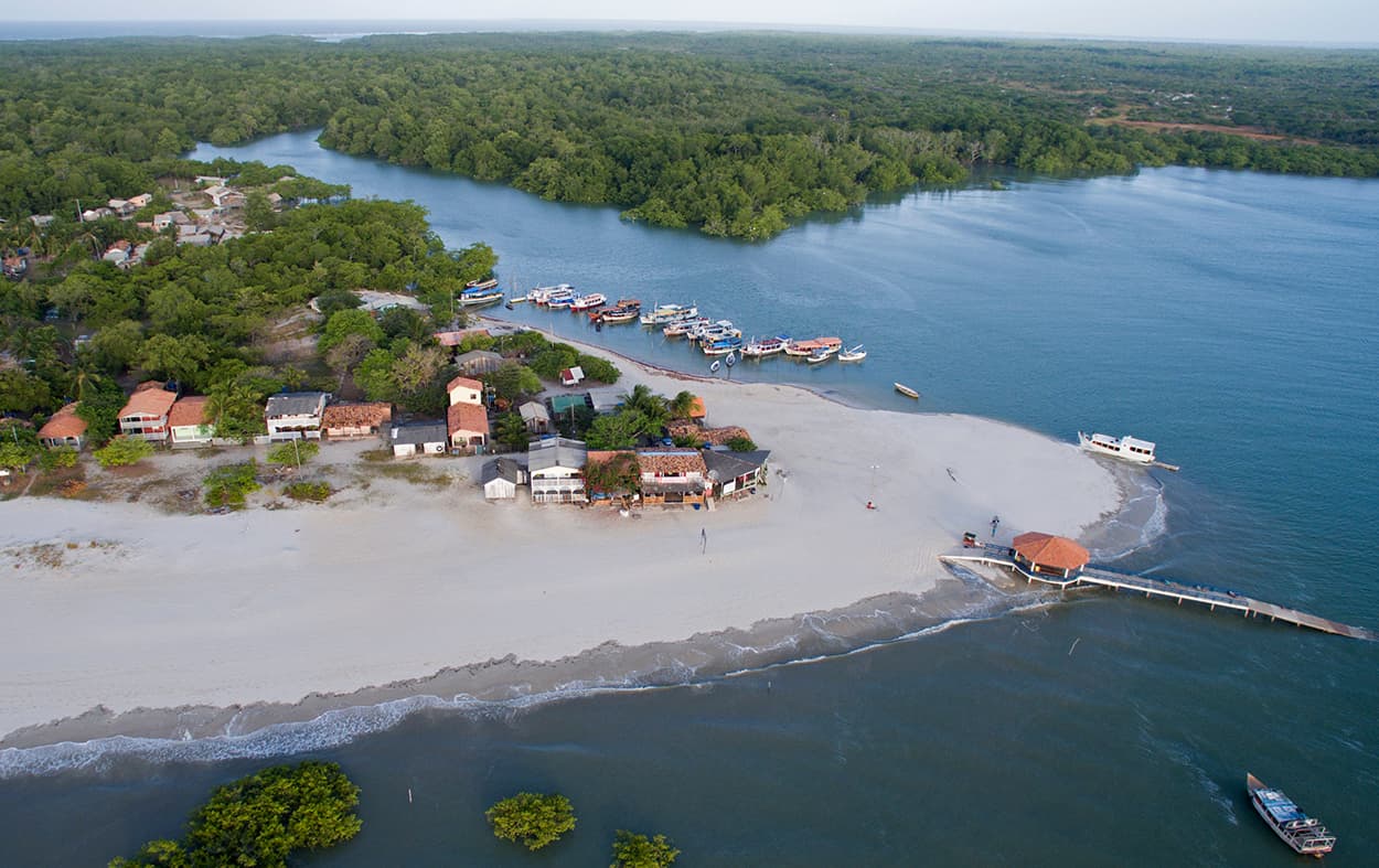 Praias do Pará - Praia da Princesa - Ilha Algodoal - Algodoal